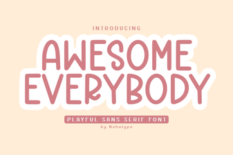 Awesome Everybody Font Design Inspiration & Uses