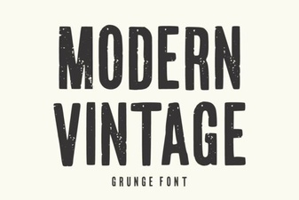 Modern Vintage Fonts for Creative Design Projects