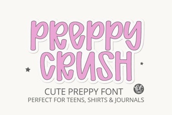 Preppycrush Font for Modern Graphic Design Projects