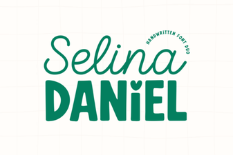 The Selina Daniel Duo Font for Creative Projects