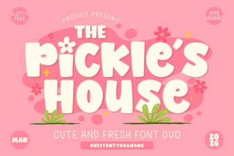 The Pickles House Font for Creative Web Design