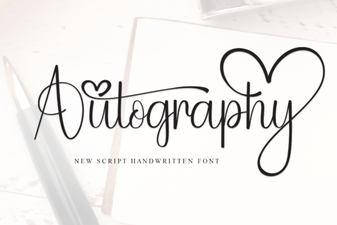 Autography Font: Modern Handwritten Typography Styles